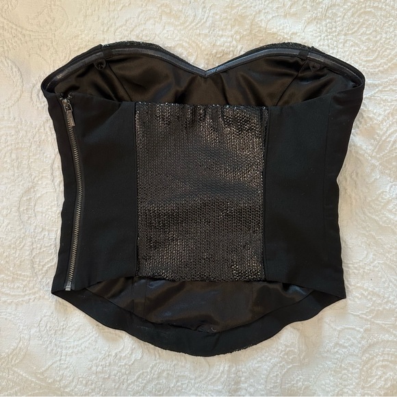 Black sequin tube top - Picture 3 of 3